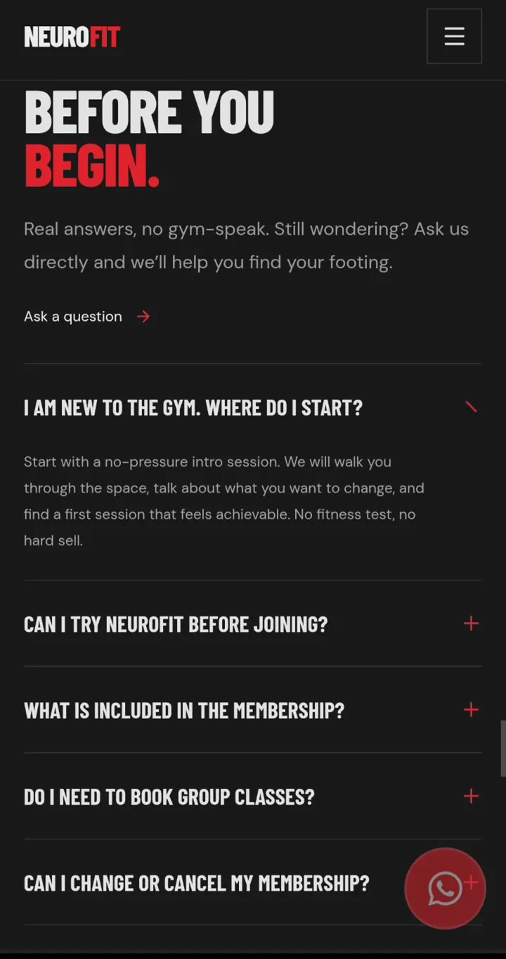 Common questions about joining and training.